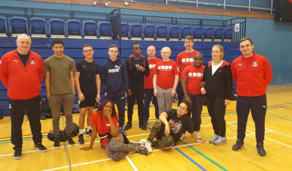 Sports sessions with VI young people