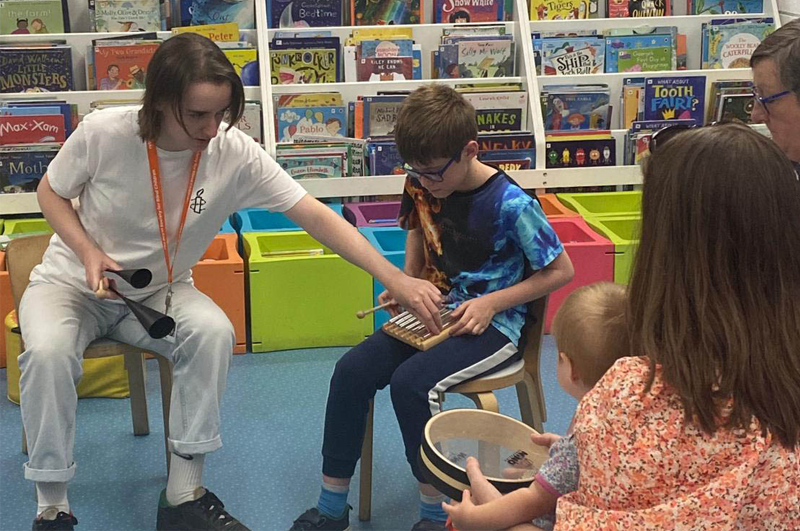 Exploring music and storytelling for vision impaired children